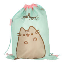 Ikonka Art.KX3766_2 Pusheen Mint children's shoe bag