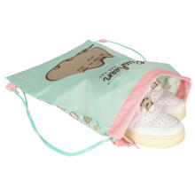 Ikonka Art.KX3766_2 Pusheen Mint children's shoe bag