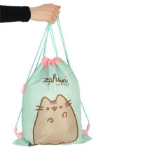Ikonka Art.KX3766_2 Pusheen Mint children's shoe bag