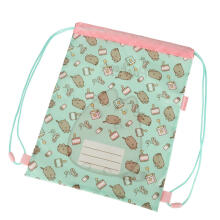 Ikonka Art.KX3766_2 Pusheen Mint children's shoe bag