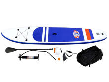 Ikonka Art.KX3994 SUP Inflatable board with accessories gray 320cm