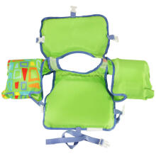 Ikonka Art.KX4014_1 AQUASTAR Green swimming waistcoat with sleeves