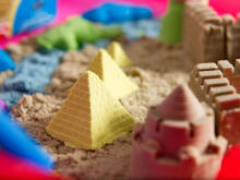 Ikonka Art.KX9511_2 Kinetic sand in a box 2kg moulds pink