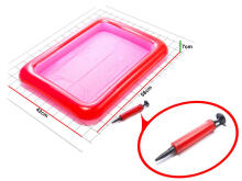 Ikonka Art.KX9511_2 Kinetic sand in a box 2kg moulds pink