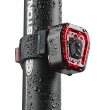 Ikonka Art.KX4237 Sarkana velosipēda gaisma iebūvēts uzlādējams akumulators