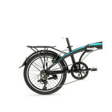 Saliekamais velosipēds Bisan 20 FX3500 TRN (PR10010251) melns/zils