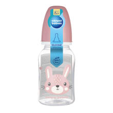 CANPOL BABIES šaura kakla pudelīte CUTE ANIMALS, 120 ml, 11/851_pin