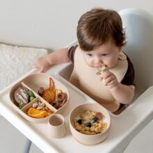 La Bebe™ Basic  Silicone Fork Art.169084 Light Beige  Вилочка мягкая силиконовая 7.8 см,от 6 мес.