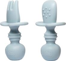La Bebe™ Basic  Silicone Spoon Art.169087 Old Rose  Ложечка мягкая силиконовая 7.8 см,от 6 мес.