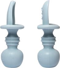 La Bebe™ Basic  Silicone Spoon Art.169087 Old Rose  Ложечка мягкая силиконовая 7.8 см,от 6 мес.