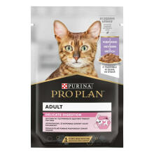 Multipaka PURINA Pro Plan Delicate ar tītaru un zivīm - mitrā barība kaķiem - 10x85 g