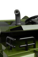 BATTERY VEHICLE TOY TIPPER TRUCK TANK GREEN