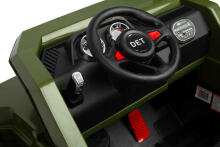 BATTERY VEHICLE TOY TIPPER TRUCK TANK GREEN
