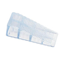 Ikonka Art.KX4924_2 Silicone door stopper wedge transparen