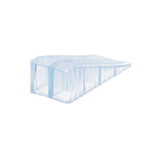 Ikonka Art.KX4924_2 Silicone door stopper wedge transparen