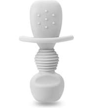 La Bebe™ Basic  Silicone Spoon Art.169239 Misty Green  Ложечка мягкая силиконовая 7.8 см,от 6 мес.