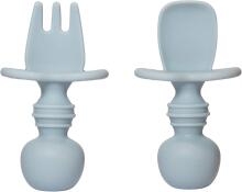 La Bebe™ Basic  Silicone Spoon Art.169239 Misty Green  Ложечка мягкая силиконовая 7.8 см,от 6 мес.