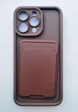 Home Company Phone Case Art.169268 Brown Silikona vaciņš mobilām telefonam iPhone 15 Pro Max