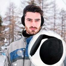 Home Company Winter Warm Ear Art.169385 Black Мужские теплые наушники, складные/легкие