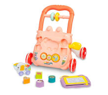 EDUCATIONAL TOY - ZOO PUSHER PINK