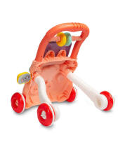 EDUCATIONAL TOY - ZOO PUSHER PINK
