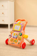 EDUCATIONAL TOY - ZOO PUSHER PINK