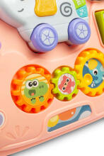 EDUCATIONAL TOY - ZOO PUSHER PINK