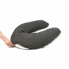 Doomoo Comfy Big, Tetra Grey Многофункциональная подушка для беременных и кормящих