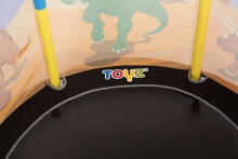 Toyz Children Trampoline Art.169642 Dino Складной батут с защитной сеткой