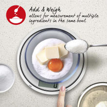 Salter 1080 WHDR12 Mono Electronic Digital Kitchen Scales - White