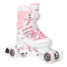 Skrituļslidas 3in1 Raven Laguna White/Pink, 34-37