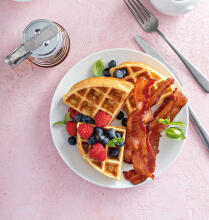 Petra PT4214GRNVDEEU7 Mini Waffle Maker sorbet green