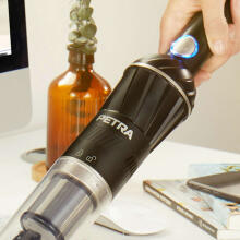 Petra PF01096VDEEU7 Cordless Hand Vac  Black and Platinum