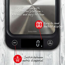 Salter 1068 BKEU16 Ultra Slim Kitchen Scale