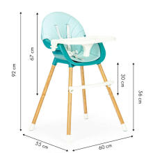 Стульчик для кормления 2в1 ECOTOYS