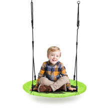Садовые качели Гнездо аиста, 100 см, зеленые Ecotoys