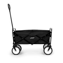 Saliekamie transporta rati Lieli pludmales dārza rati 70kg melni