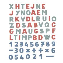 Smoby Magnetic Letters & Numbers Art.430108S 72 magnētiskie burti un cipari