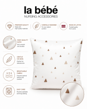 La Bebe™ Satin Art.17444 Pearl Kokvilnas spilvendrāna izmērs: 40x60cm