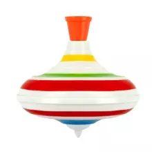 I-Toys Art.B-1766 Classic metal spinning top for kids. 12cm