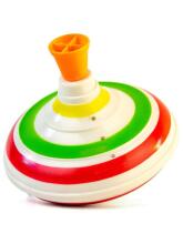 I-Toys Art.B-1767 Classic metal spinning top for kids. 15cm