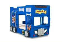 Plastiko Happy Bus Art.17541 Divstāvu bērnu gulta Autobuss un matraci 190x90 cm