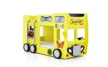 Plastiko Happy Bus Art.17541 Divstāvu bērnu gulta Autobuss un matraci 190x90 cm