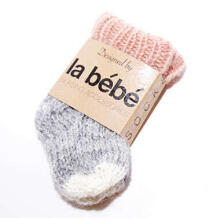 La Bebe™ Lambswool Natural Eco Socks Art.17699 Random Натуральные хлопковые носочки для новорожденного
