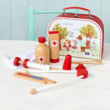 Woodland Friends Wooden Doctor's Play Set, Rex London