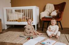 Little Stars Olivia Art.178027 Children's wooden crib 120x60 cm