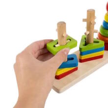 Kruzzel Art.19870  Wooden geometric sorter