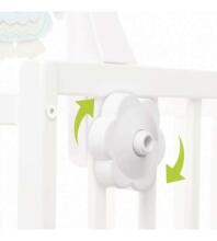 4Baby Rabbit art.R08 Baby Crib Carousel with plush toys and soft music