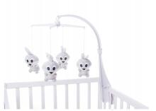 4Baby Rabbit art.R08 Baby Crib Carousel with plush toys and soft music