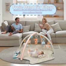 Suihuooo Baby Play Arch Ocean Shell Theme Play Mat Baby Art.17847 Развивающий игровой коврик 2 в 1